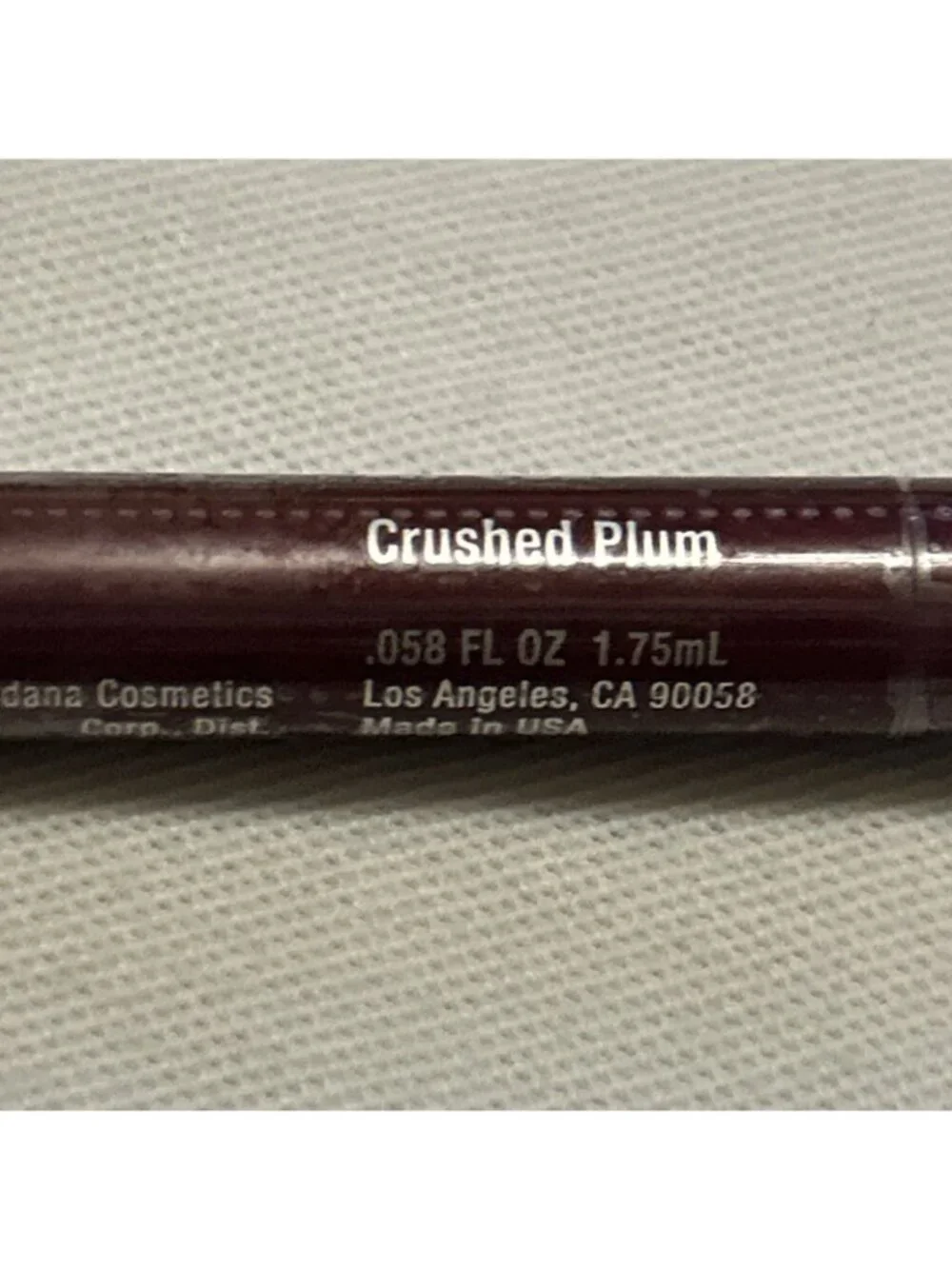 Jordana Color Wave Lip Gloss 01 Crushed Plum NEW Sealed Plum shimmer .058 Fl Oz